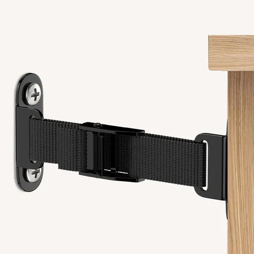 Furniture Anchors for Baby Proofing(2 Sets),Anti Tip Furniture Anchors,Furniture Wall Anchor,Adjustable Furniture Straps,Wall Anchors for Furniture Securing for Baby&Pet Safety
