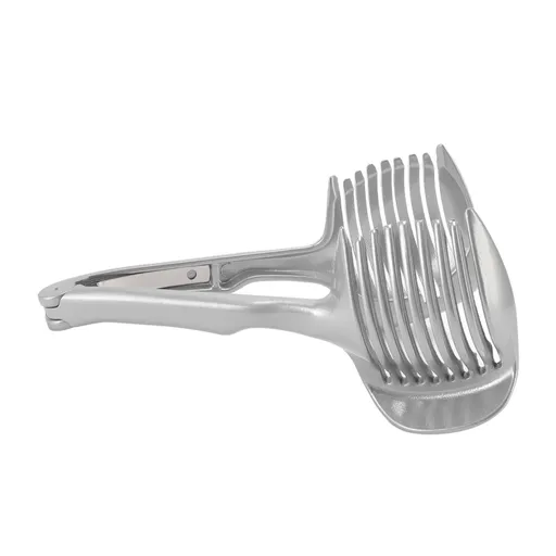 Lemon Slice Tool Aluminium Alloy Durable Eco Friendly Tongs Design Lemon Slice Cutter for Tomato Onion Lemon