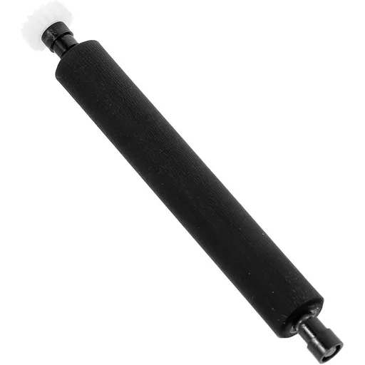 Printer Pressure Roller Shaft Replacement 17-Tooth Gear Black Plastic Alloy for Label Printer