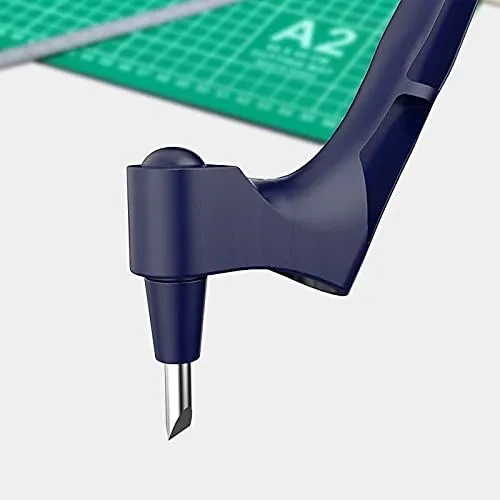 Craft Cutting Tools, Stainless Steel Craft Knives with 360-degree Rotating Blade, Art Cutting Tool for Craft, Hobby, Stencil