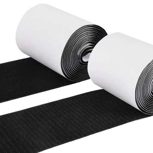 10pc Hook and Loop Tape for Couch Cushions, Strips with Adhesive, Nylon Self Adhesive Heavy Duty Strips for Home Office School Car