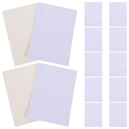 20 Pieces White Photo Frame Matting Supplies for Picture Frame Crafting and Home Decoration