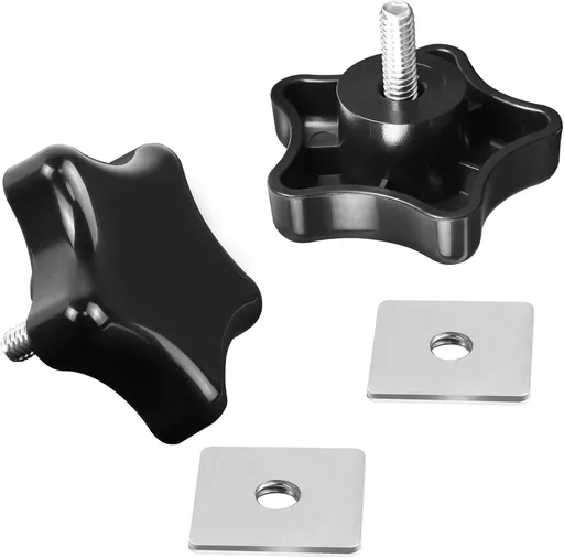 901022 Black RV Awning Brace Knob or Rafter Locking Knobs with Clamp fit Camper/RV/Motorhome -