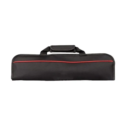 5 Pocket Chef Knife Case Roll Bag Bi-Fold (Black) Lightweight - Durable double-layer Oxford fabric – Perfect for the Busy Traveling Chef
