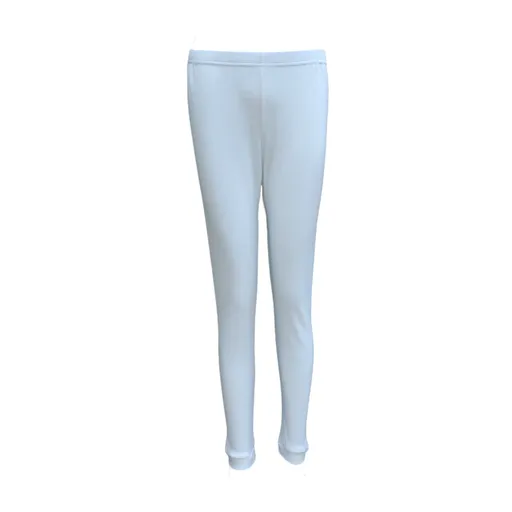 Womens Merino Wool Top Pants Thermal Leggings Long Johns Underwear Pajamas, Women's Leggings - Beige, 12-14