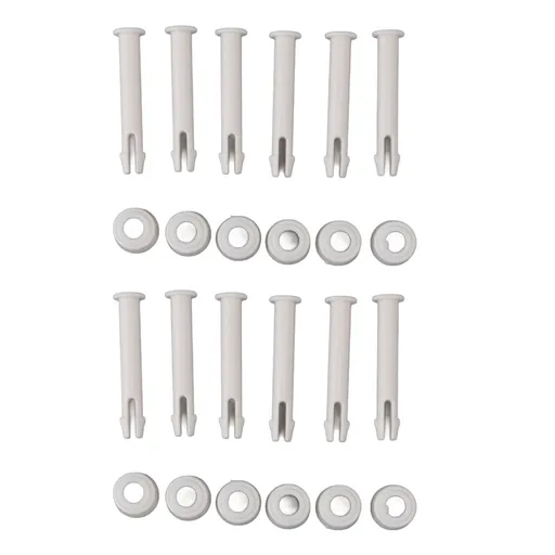 12 Pack Bracket Swimming Pool Fitting Kit Joint Nail Bolt Pin PVC Practical Joint Pin for INTEX 28270 28272 6cm/2.4in
