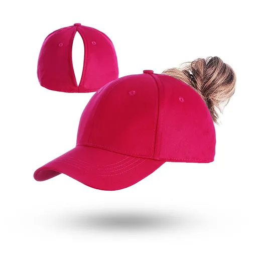 Magnetic Ponytail Cap Magenta
