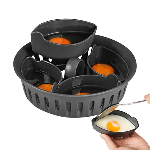 Egg Bite Mold, Egg Steam Molds with Handle, Reusable, Baby Food Storage, Multifunctional Egg Poachers and Bite Maker