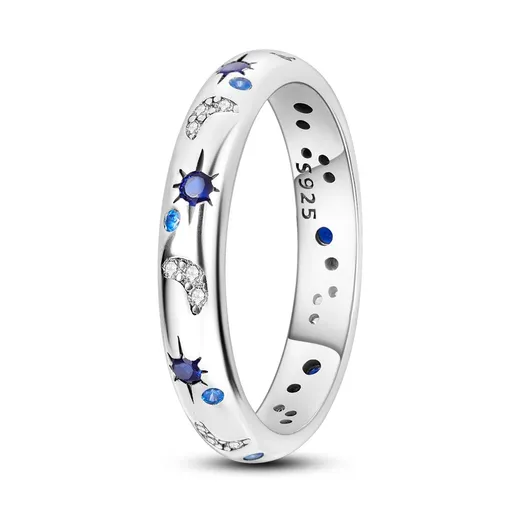 Women Rings Moon Star Ring Evil Eye Ring Colorful Cubic Zirconia Ring Stackable Vintage Rings Statement Rings for Women