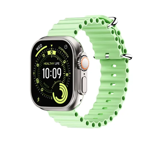 DT Ultra5pro Smart Watch, Full Touch Fitness Watch for Men Women，green