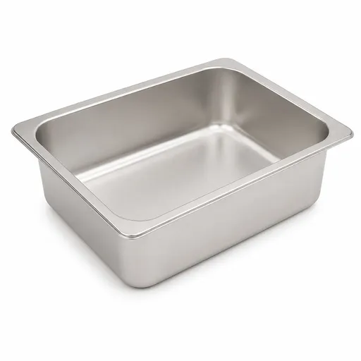 Commercial Stainless Steel GN 2/3 100mm Deep Gastronorm Bain Marie Buffet Steam Table Food Pan