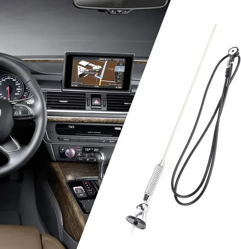 Universal Car Roof Fender Radio AM FM Aerial Antenna 180° Swivel Swivel Decoration Replacement Parts for Trucks, Cars, SUVs