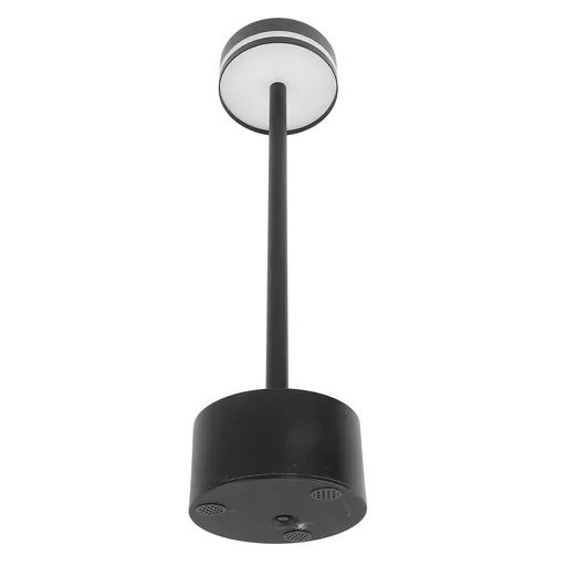 Rechargeable Cordless Table Lamp Modern Dimmable 3 Color Temperatures Portable Bedside Lamp Black