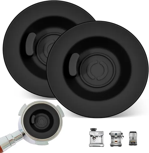 Compatible Silicone Cleaning Disc for 2 Pack Espresso Backflush Cleaning Disc - 58mm Cleaning Kit, Compatible With BES870XL/ BES878BSS/ BES880/ BES840XL/ BES810BSS