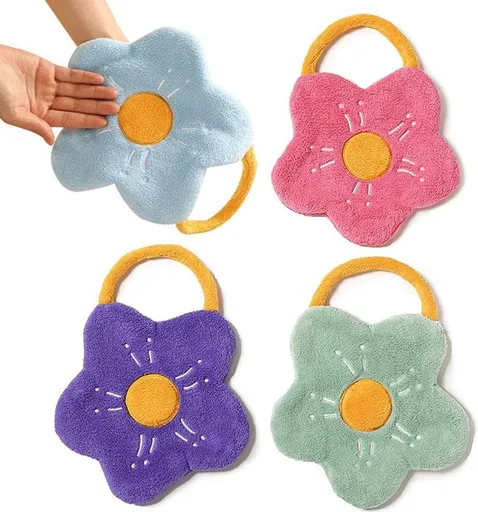 Towels - 4 Pieces - Decorative Towels - Toilet Towel - Guest Towel - WC Towel - Towel - Dryer Towels - Nice Towels - For The Bathroom - Dry Your Hands Instantly - In 4 Colors