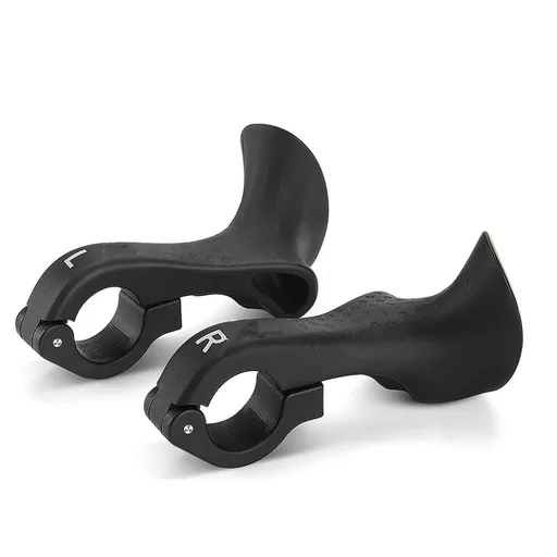 Bike Handlebar Ends Ergonomic No-Slip Mountain Bike Road Cross-Country Bicycle Handlebar Extender Bar Ends Suitable for 21.8-22.2mm Handlebar