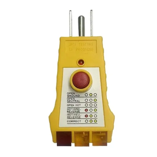 Outlet Tester with Check - Grounding & Receptacle Circuit Tester, Electric Outlet Tester Plug in, Us Plug