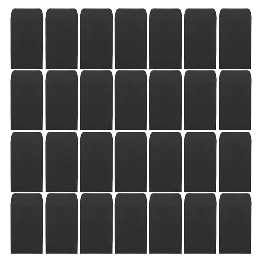 100Pcs Black Small Pouch Envelopes for Money Seed Packets and Party Invitation Use