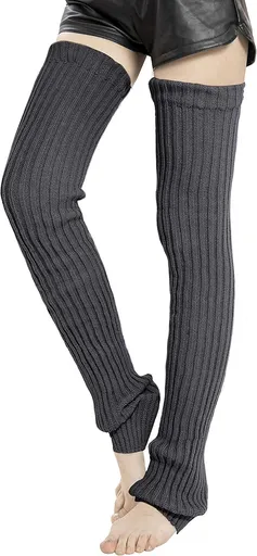 Women's Winter Thick Knit Extra Long Thigh High Leg Warmers