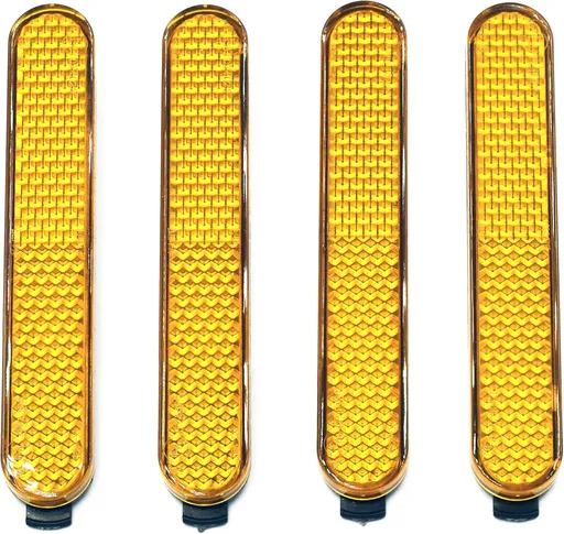 Petluno - Rear Wheel Cover Reflector for Xiaomi 1S Essential Pro2 Electric Scooter