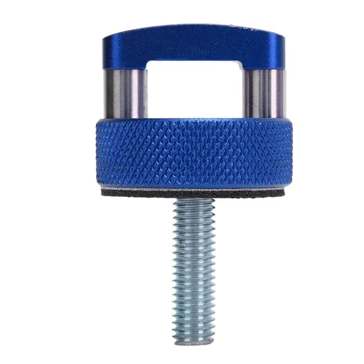 8PCS Hard Top Quick Removal Fastener Thumb Screw Steel Billet Aluminum M8 1.25 Thread Integrated D Ring for Bronco 2dr 4dr Blue