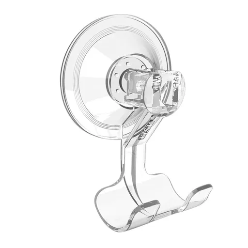 Shaver Stand, Suction Cup Razor Holder, Reusable Waterproof Shower Hook, Towel Hook for Towel Loofah Bathroom Kitchen Office