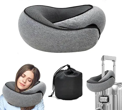 Travel Neck Pillows for Airplane Travel Comfort Support Cushion