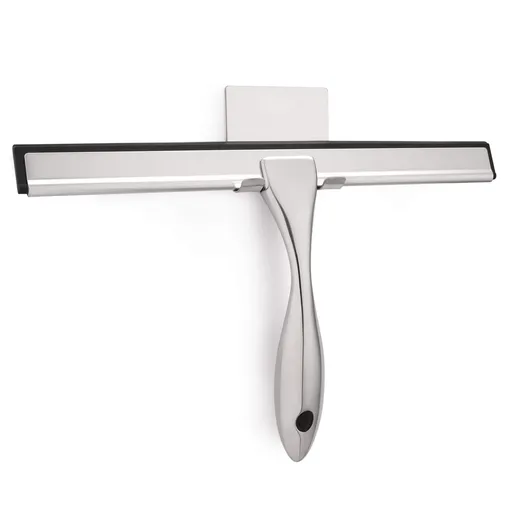 All-Purpose Shower Squeegee for Shower Doors, Bathroom, Window and Car Glass - Stainless Steel, 10 Inches