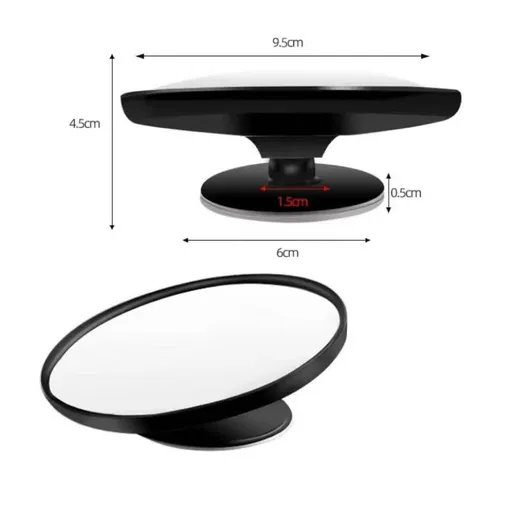 Convex Mirror 360 Rotation Glass for Truck 9.7X4.5