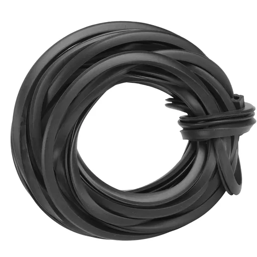 Rubber Seal Strip Black Greenhouse Rubber Strip Glass Sealing Rubber Line Cable Greenhouse Accessory 55m / 180ft