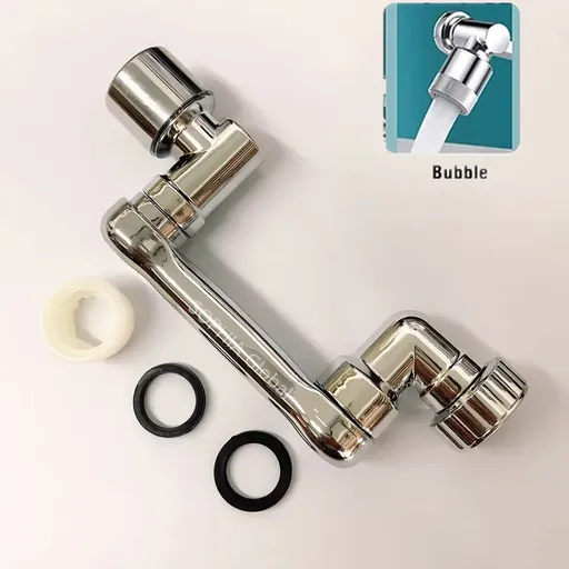 New 1080 Degree Rotation Universal Rotation Faucet Sprayer Head For Sink Faucet Extender Splash Bubbler Nozzle Kitchen Tap 22/24 Adaptor 1080 one mode