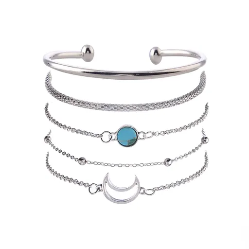 Bracelet Alloy Lady Bangle Set Lightweight Creative Trendy Exquisite, Fine Workmanship, Corrosion Resistance