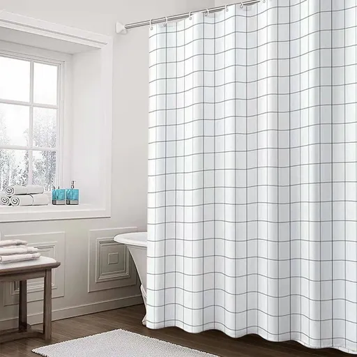 Shower Curtain, 31.5×71 Inch Shower Curtain Liner, Waterproof Plastic Shower Liner, Cute Lightweight Shower Curtain for Bathroom 31.5×71 in F