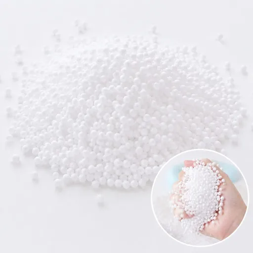 100g Foam Beads for Slime Making, 4-6mm White Mini Styrofoam Foam Balls for DIY Slime, Resin, Ornament Craft Projects