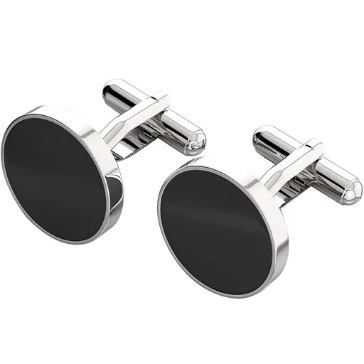2PC Cufflinks For Men, Shirt Cuff Links Shirt Accessories Unique Business Groom Wedding Black Silver Gold Jewelry Gift