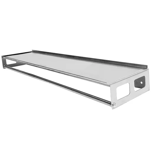 Silver Stainless Steel Wall Spice Rack for Kitchen Storage Use