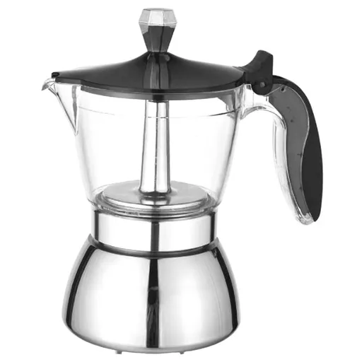 4 Cup Espresso Maker - Coffee Percolator Machine Premium Italian Espresso Coffee Maker