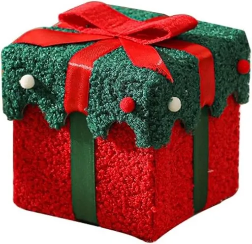 Gift boxes - Packaging boxes - Gift boxes with lids - Gift boxes with colorful ribbons - Velvet gift boxes - Gift boxes for storage - Empty gift boxes - Home Decoration (Style E)