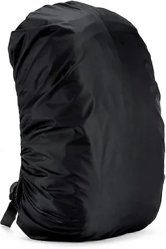 Backpack Rain Cover 210D Nylon Waterproof Backpack Protector Hiking Cycling Travel Dust Cover - Black 80L