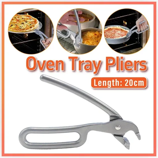 Anti Scald Pizza Tray Clamp Oven Tongs Baking Tray Clamp Hand Pickup Tool