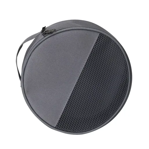 Round Plate Carriers Bag with Zippers and Handle for Outdoor Camping Tableware Storage Dish Organizers Picnics Plate Bag