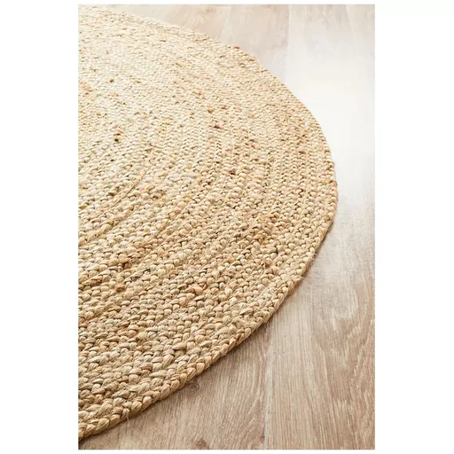Atrium polo natural indoor rug 120 x 120cm