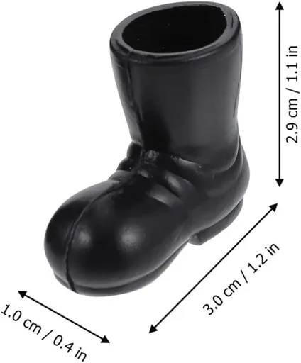 Mini Santa Claus Shoes 7 Pairs of Santa Boots, 1.18 Inch Mini Santa Claus Shoes Model, Gnome Shoes Toys