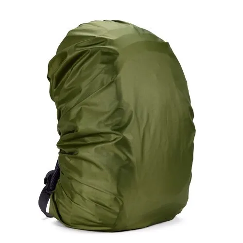 Backpack Rain Cover 210D Nylon Waterproof Backpack Protector Hiking Cycling Travel Dust Cover - Army Green 35L