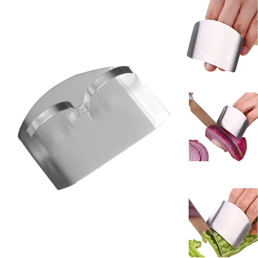 Finger Hand Protector, Stainless Steel Finger Guard for Cutting Food, Slicing Tool Finger Protector Finger Protectors Cutting