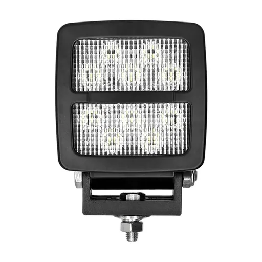 Spot10° LED-Worklight Search Light Additional Headlight for Ship Car SUV Truck Construction Vehicles Dock, Engineering Headlamp Front Auxiliary Lamp 1pcs LED6550 - Black - Size spot 10°