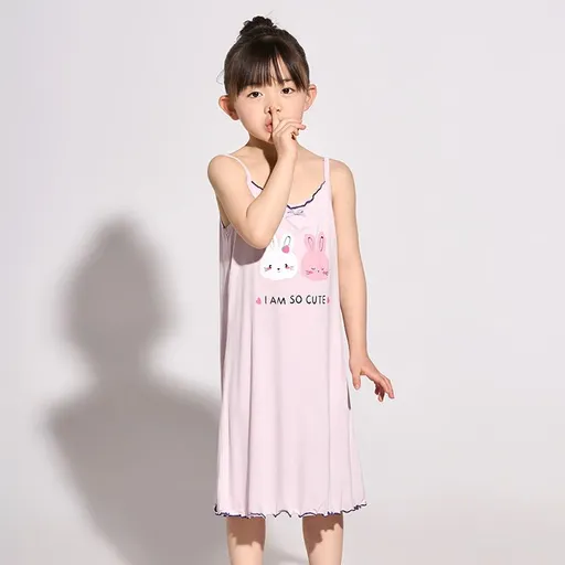 KIDS MAM&DAD Girls Viscose Summer Sleepwear 31209 purple 120cm