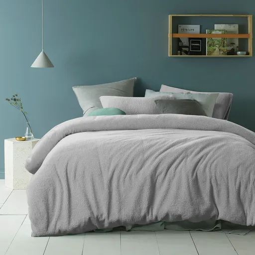Accessorize Teddy Grey Quilt Cover Set Single