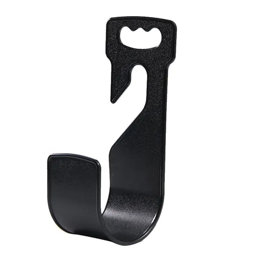 Garden Hose Hanger ABS Plastic Wall Mount Hose Holder Hook Fit to 25 50 75 100foot Expandable Hose (Black)