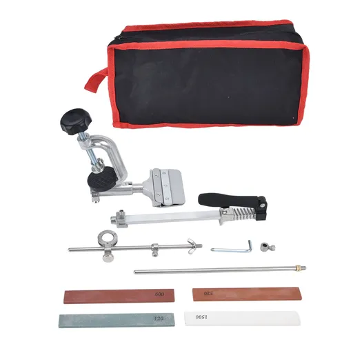 Knife Sharpener Kit Stainless Steel Knife Grinding Machine Sharpening Stone System for Household